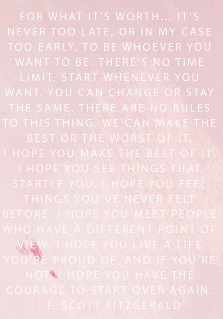 Scott F. Fitzgerald quote